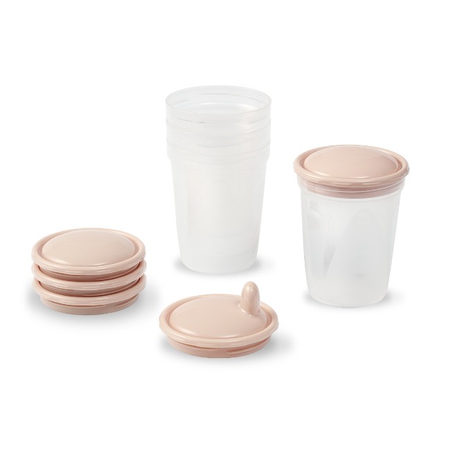 Poza cu Set 4 recipiente cu capac bej Babyono 1028/01