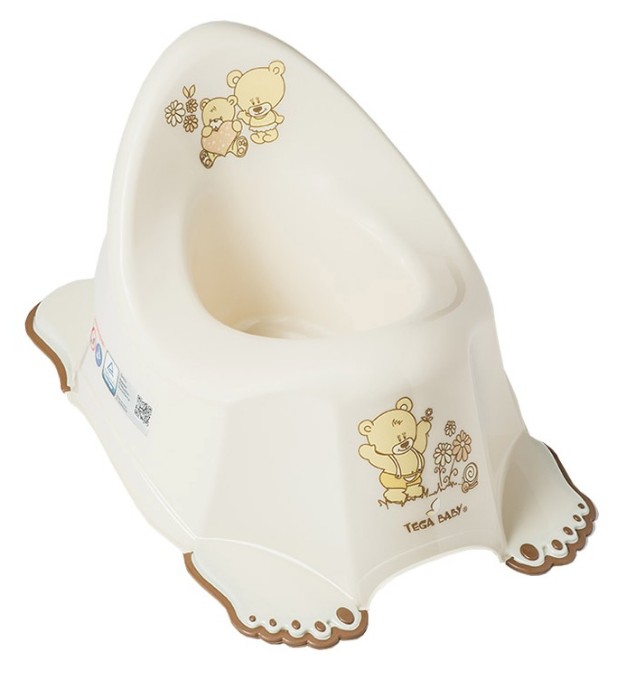 Poza cu Olita anti-derapanta Tega Baby colectia Teddy Bear, bej MS-013-119