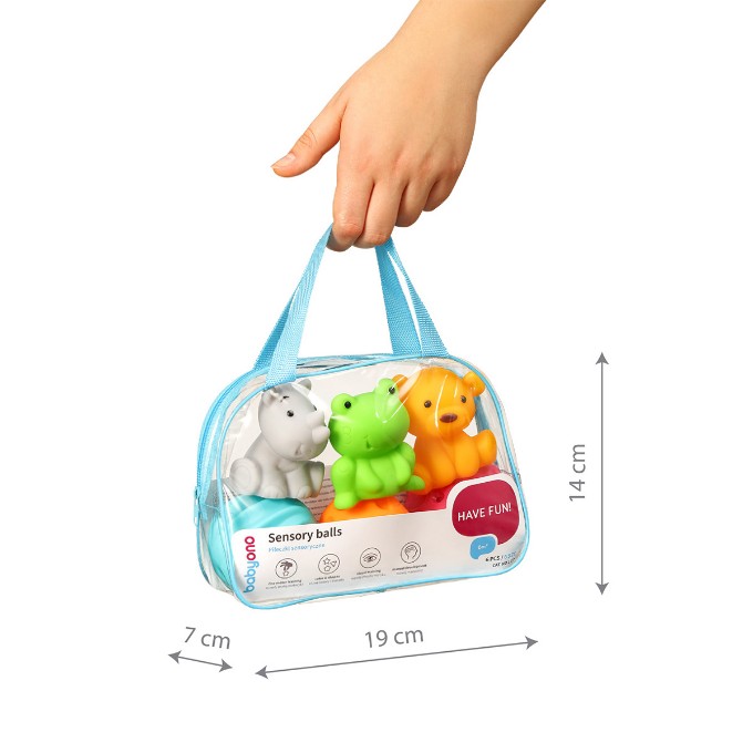 Poza cu Set 6 mingi senzoriale Babyono 1530