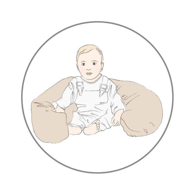 Poza cu Perna Multifunctionala Multi Musetel pentru Copii, Mamici si Tatici, Ceba Baby, 741-000-744