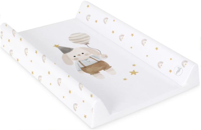 Poza cu Saltea de Infasat Ceba Baby Ultra Light 1.2kg, 50x70cm, cu Intaritura, Grosime 3cm, Sistem Siguranta si Anti-Alunecare, Iepurasul Petrecaret 204-000-752