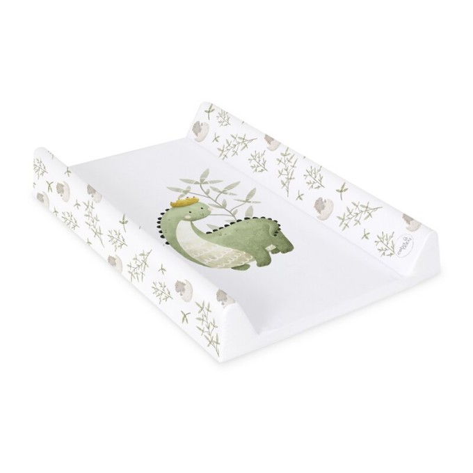 Poza cu Saltea de Infasat Ceba Baby Ultra Light 1.2kg, 50x70cm, cu Intaritura, Grosime 3cm, Sistem Siguranta si Anti-Alunecare, Regele Dinozaur 204-000-755