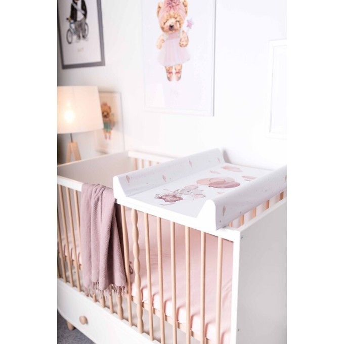 Poza cu Saltea de Infasat Ceba Baby BASIC 50x70cm, cu Intaritura, Grosime 2cm, Sistem Anti-Alunecare, Soricelul vesel 216-000-727