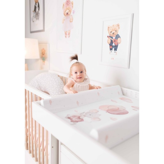 Poza cu Saltea de Infasat Ceba Baby BASIC 50x70cm, cu Intaritura, Grosime 2cm, Sistem Anti-Alunecare, Soricelul vesel 216-000-727