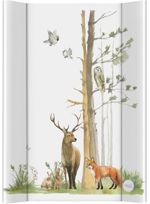 Poza cu Saltea de Infasat Ceba Baby BASIC 50x70cm, cu Intaritura, Grosime 2cm, Sistem Anti-Alunecare,  Forest Dream 216-000-724