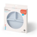 Poza cu Farfurie din silicon cu ventuza pentru copii Babyono albastra 1482/01