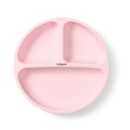 Poza cu Farfurie din silicon cu ventuza pentru copii Babyono roz 1482/02