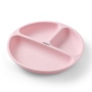 Poza cu Farfurie din silicon cu ventuza pentru copii Babyono roz 1482/02