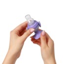 Poza cu Dispozitiv hranire copii cu rasucire Babyono floare mov 1542