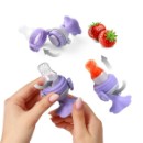 Poza cu Dispozitiv hranire copii cu rasucire Babyono floare mov 1542