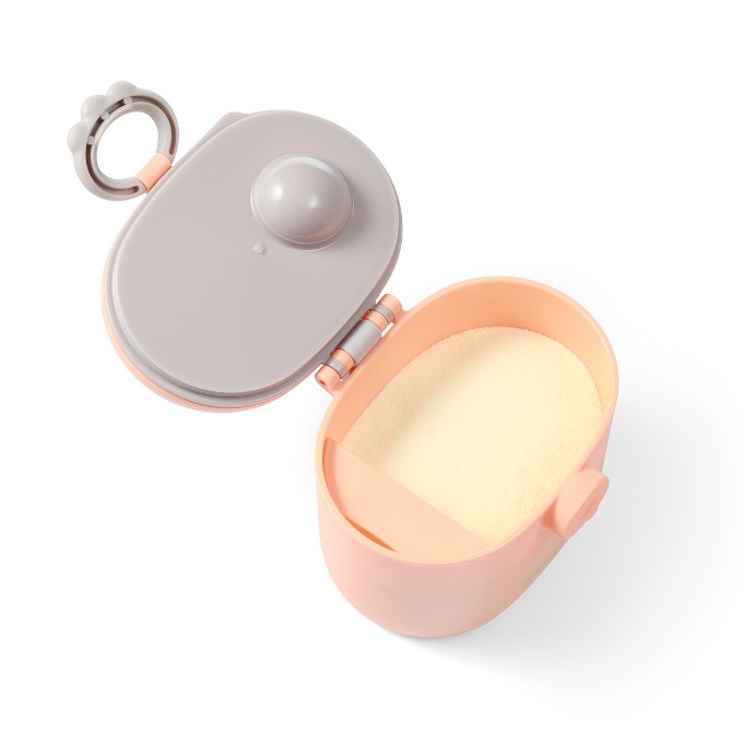 Poza cu Dozator portabil pentru lapte praf si hrana Babyono roz 1544