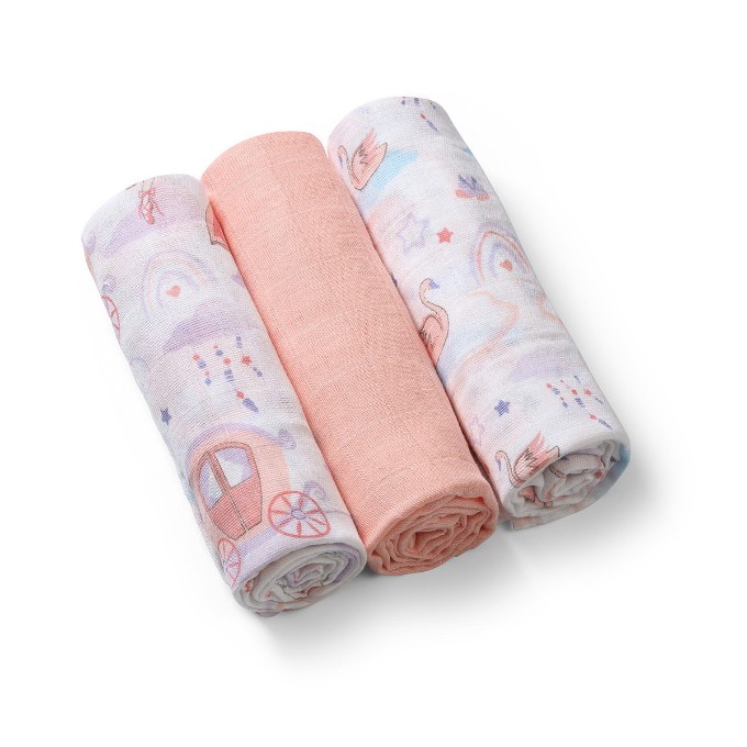 Poza cu Scutece muselina super soft, set 3 bucati, 100% bumbac, 70x70 cm, Babyono, 348/11