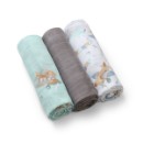 Poza cu Scutece muselina natural, set 3 bucati, 70%bambus si 30%bumbac, 70x70 cm, Babyono, 397/10