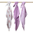 Poza cu Scutece muselina natural, set 3 bucati, 70%bambus si 30%bumbac, 70x70 cm, Babyono, 397/11
