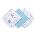 Poza cu Scutece muselina natural, set 3 bucati, 70%bambus si 30%bumbac, 70x70 cm, Babyono, 397/12