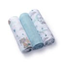 Poza cu Scutece muselina natural, set 3 bucati, 70%bambus si 30%bumbac, 70x70 cm, Babyono, 397/12