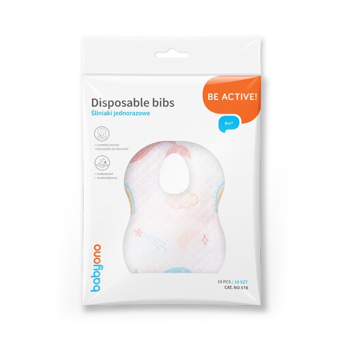 Poza cu Barbite de unica folosinta 10 buc/set Babyono 878
