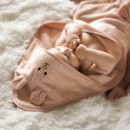 Poza cu Prosop baie bambus cu gluga 100 x 100 cm Babyono crem 1553/03