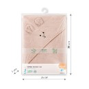 Poza cu Prosop baie bambus cu gluga 100 x 100 cm Babyono crem 1553/03