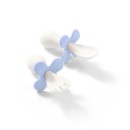 Poza cu Set tacamuri ergonomice copii, albastru deschis, Babyono 969/05