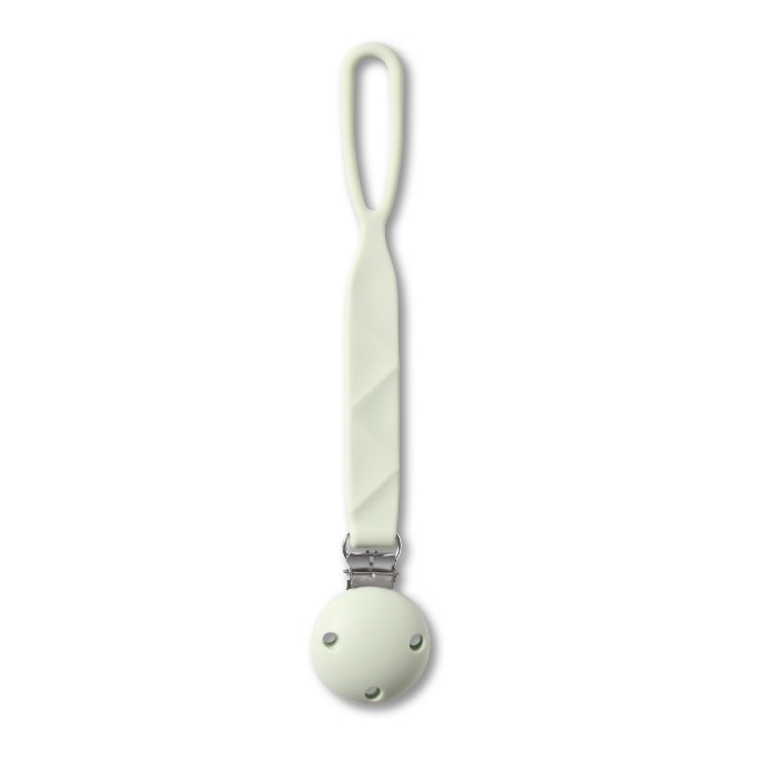Poza cu Lant suzeta roz din silicon Babyono 1469/01