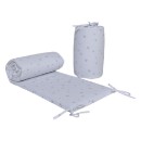 Poza cu Set 2 protectii, aparatoare, bumbac patut copii, bebelusi, beberoyal 180x35 cm, Safari Friends