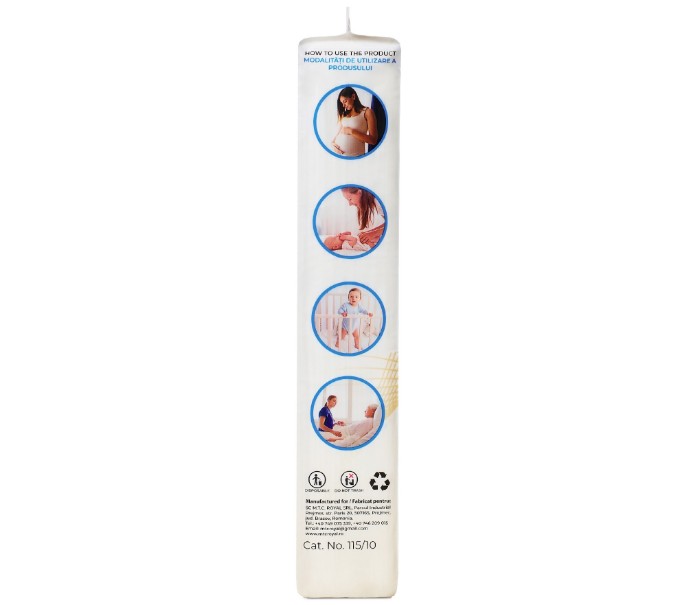 Poza cu Aleze Beberoyal Premium, 60 x 60 cm, 10 Bucăți - Impermeabile, Absorbție 1500ml, Fixare Autoadezivă, 6 straturi, Cod 115/10