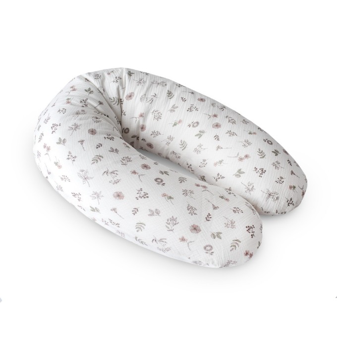 Poza cu Perna multifunctionala maxi, frunze maro, pentru bebelusi, copii si mame Ceba Baby, 741-000-746