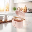 Poza cu Dozator portabil pentru lapte praf si hrana Babyono roz 1544