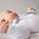 Poza cu Lant suzeta roz din silicon Babyono 1469/01