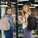 Poza cu Rucsac de mamă MODERN STILE negru 1649/01