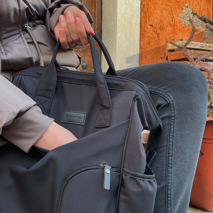 Poza cu Rucsac de mamă MODERN STILE negru 1649/01