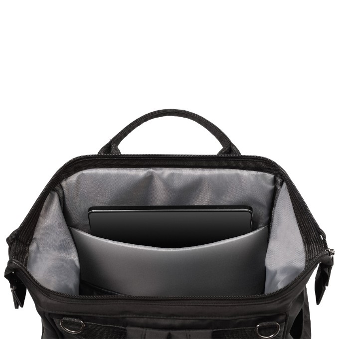 Poza cu Rucsac de mamă MODERN STILE negru 1649/01