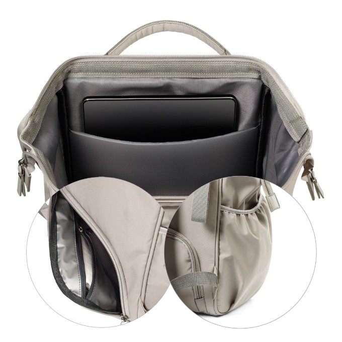 Poza cu Rucsac de mamă MODERN STILE bej 1649/02