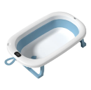 Poza cu Cadita pliabila pentru bebelusi Beberoyal, cu termometru digital si dop de scurgere, Blue, 76cm CD-000-001