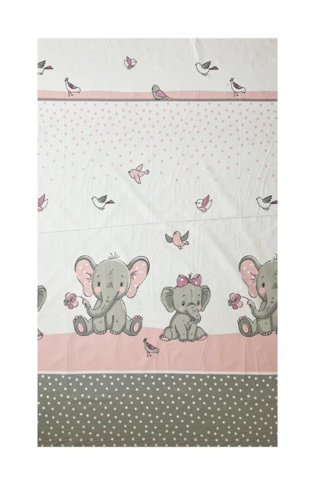 Poza cu Set lenjerie 3 piese bumbac Beberoyal, pentru saltea de 120 x 60 cm