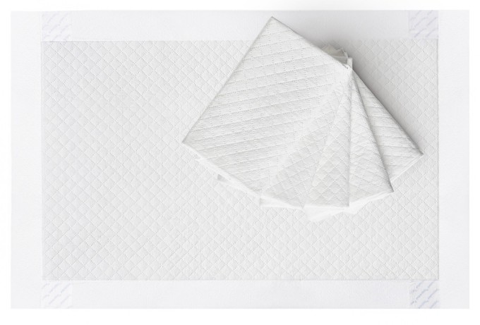 Poza cu Aleze Beberoyal Premium, 60 x 40 cm, 10 Bucăți, - Impermeabile, Absorbție 1050ml, Fixare Autoadezivă, 6 straturi, Cod 110/10