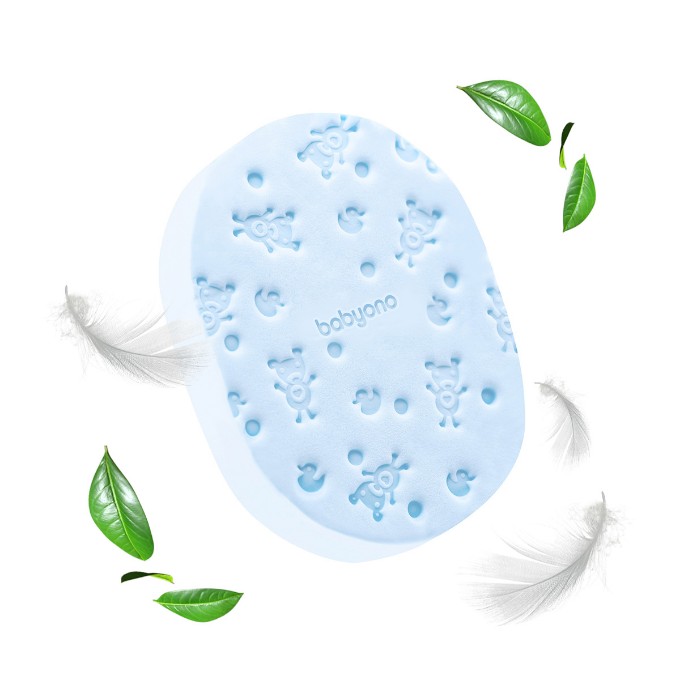 Poza cu Burete pentru baie copii albastru Babyono 1640/02