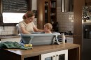 Poza cu Cadita pliabila cu dop de scurgere si termometru Dove Grey Tega Baby FB-004-106