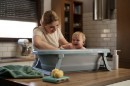 Poza cu Cadita pliabila cu dop de scurgere si termometru Dove Grey Tega Baby FB-004-106