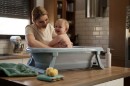 Poza cu Cadita pliabila cu dop de scurgere si termometru Dove Grey Tega Baby FB-004-106