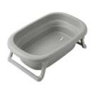 Poza cu Cadita pliabila cu dop de scurgere si termometru Dove Grey Tega Baby FB-004-106