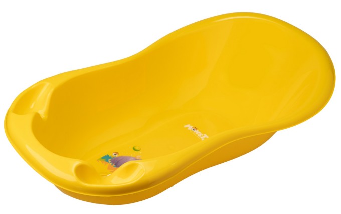 Poza cu Cadita ergonomica pentru bebelusi Tega Baby cu senzor de temperatura, colectia Monsters, 102 cm, galben MN-005-124