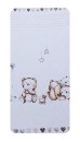 Poza cu Cearceaf din bumbac pentru saltea 120x60 cm,  Teddy Bear&Hearts Alb, Beberoyal, CF-001-108