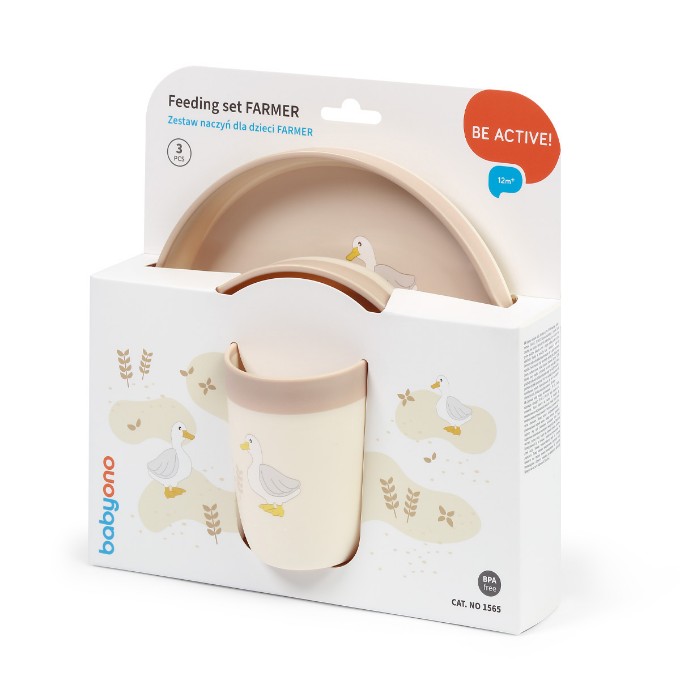 Poza cu Set de masa pentru copii Farmer, Babyono, 1565