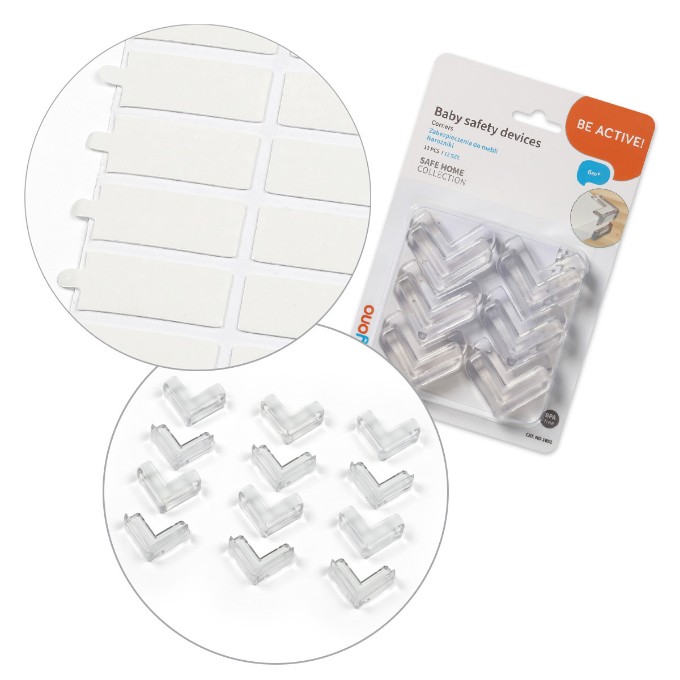 Poza cu Set protectii colturi 12 bucati, Babyono, 1651