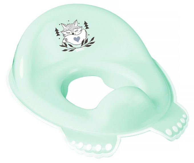 Poza cu Reductor toaleta anti-derapant Tega Baby colectia Fox Plus Menta PB-LIS-002-105