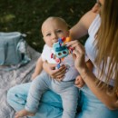 Poza cu Jucarie senzoriala, dezvoltare abilitati motorii bebelus, Sticla, Babyono 1581