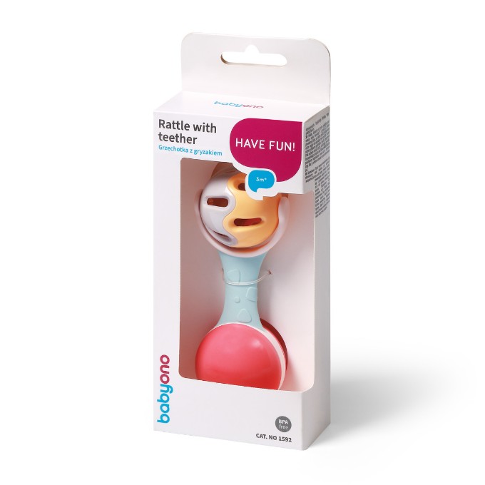 Poza cu Jucarie sunatoare cu inel gingival Babyono 1592