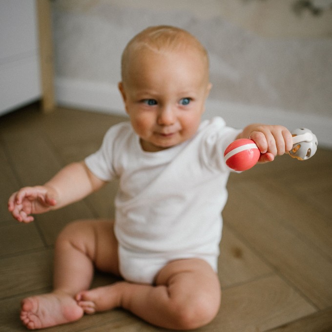 Poza cu Jucarie sunatoare cu inel gingival Babyono 1592